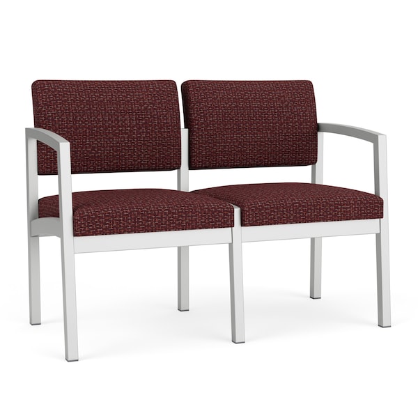Lesro Lenox 2 Seat Tandem Seating W/ No Center Arm, 43.5 in W 24.5 in L 32 in H LS2101 - main